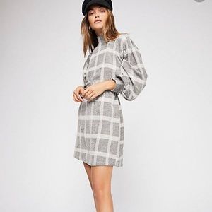 Free People Plaid Dress